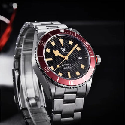 2026 New PAGANI DESIGN BB58 Luxury Automatic Mechanical Men Watch Sapphire Japan Movt Watch 316L All Steel Waterproof Man Watch