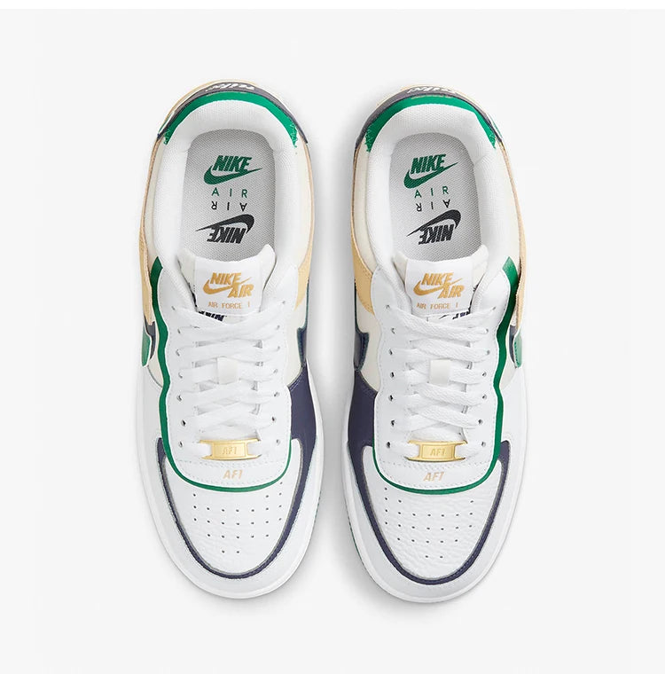 Nike originalni ženski športni copati AF1 Shadow z debelo podplatom, odporni na obrabo, za vsakdanjo rabo, DZ1847-102