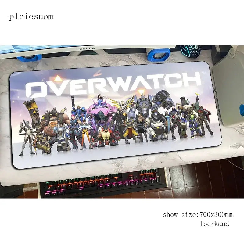 overwatch padmouse HD mousepad de gaming cu imprimeu, dimensiuni 900x400x3mm, mousepad pentru gamer, birou de computer, cel mai ieftin mousepad pentru laptop, mousepad pentru PC