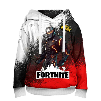 Fortnite Kids Sweatshirt Victory Royale 3D Printed Hoodies for Men, Women, and Children, Game Hooded Streetwear Pullover, Perfect Birthday Gift