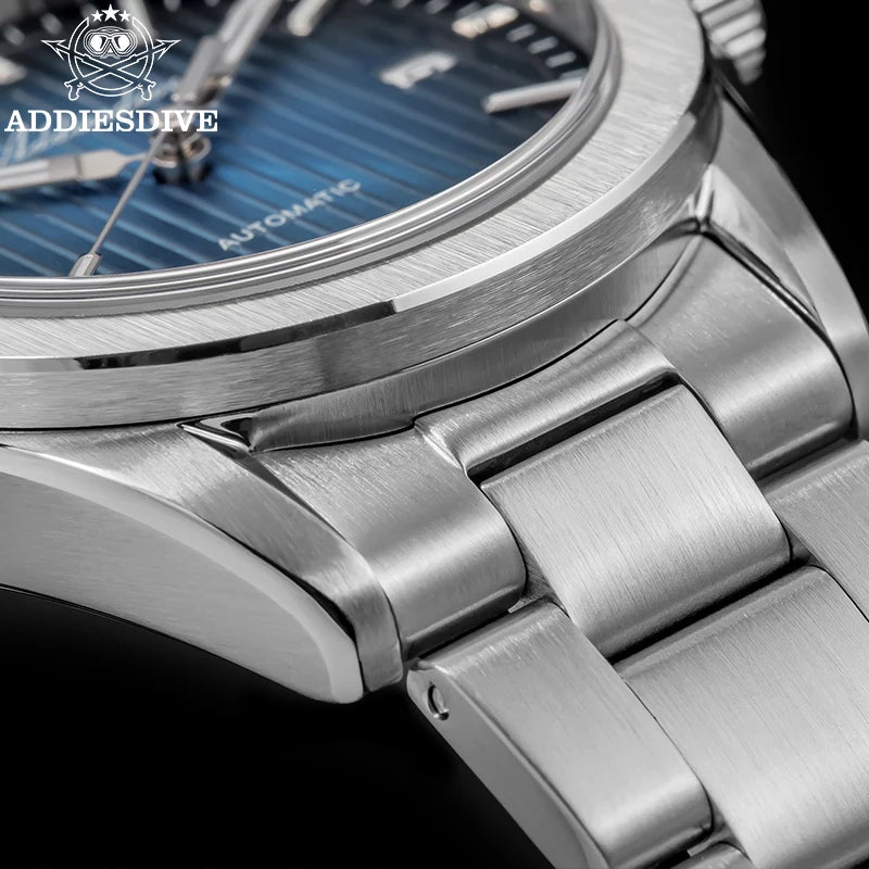 ADDIESDIVE Luxury Men's Automatic Watch Sapphire Glass Japan 8215 Mechanical Watch BGW9 Super Luminous Men Analog Watches AD2533