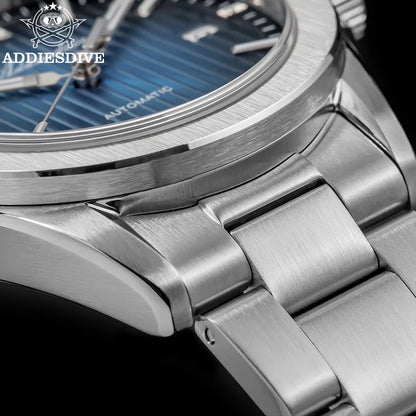 ADDIESDIVE Luxury Men's Automatic Watch Sapphire Glass Japan 8215 Mechanical Watch BGW9 Super Luminous Men Analog Watches AD2533
