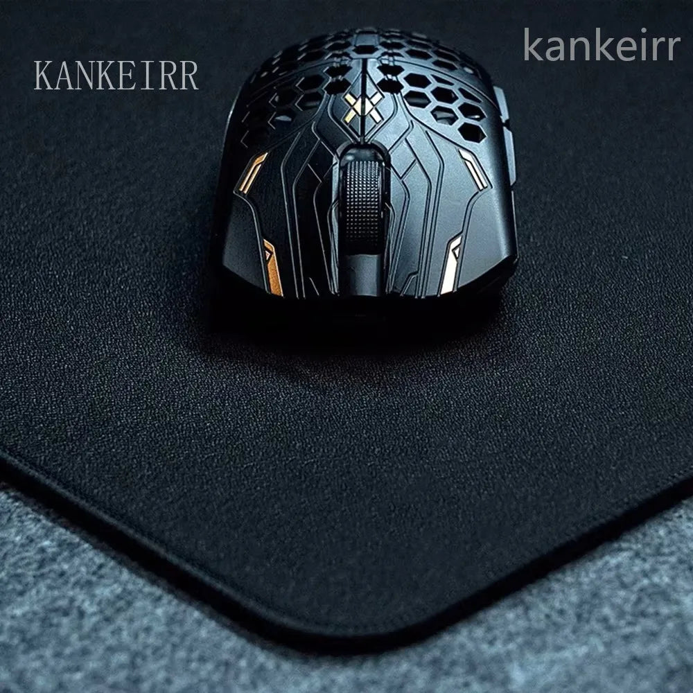 Alfombrilla de ratón Black Speed de color puro, alta elasticidad, base antideslizante, alfombrilla gaming premium para e-sports con superficie ultrafina, deskmat