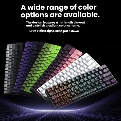 Clavier mécanique filaire K61 USB Mini Gaming, remplaçable à chaud, avec câble détachable