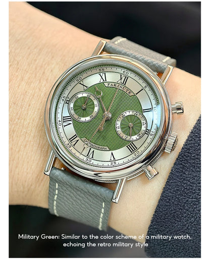 FARASUTE 2025 New Retro Men's Watches Quartz Watch For Men Speed Sports Chronograph AR Coating Sapphire VK64 Clock Reloj Hombre