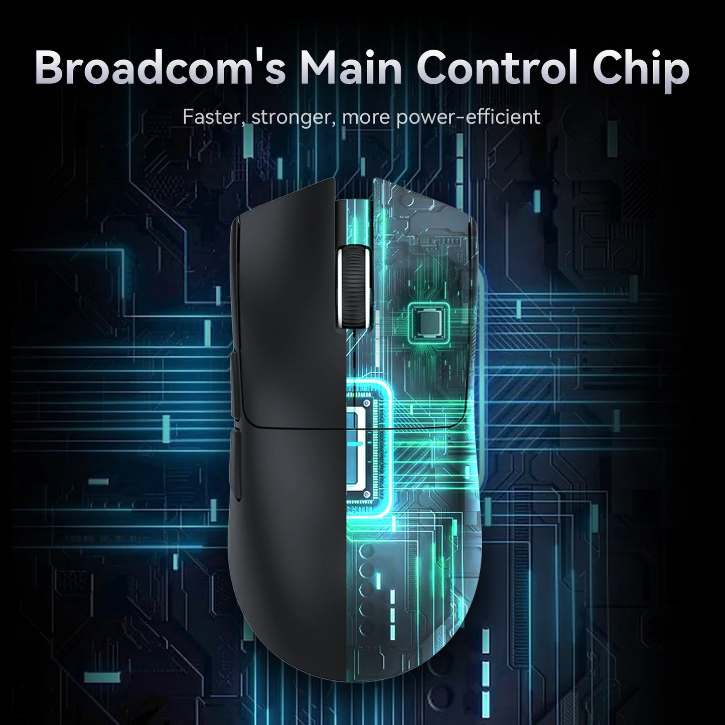 Attack Shark X11&R1 třirežimová bezdrátová Bluetooth myš s nabíjecí základnou, RGB, ergonomická, lehká myš, příslušenství pro PC hráče