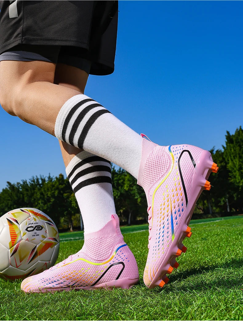 Moški nogometni čevlji Visokokakovostni nogometni čevlji Ženski Unisex čevlji za futsal Ultralahki profesionalni TF/FG športni čevlji