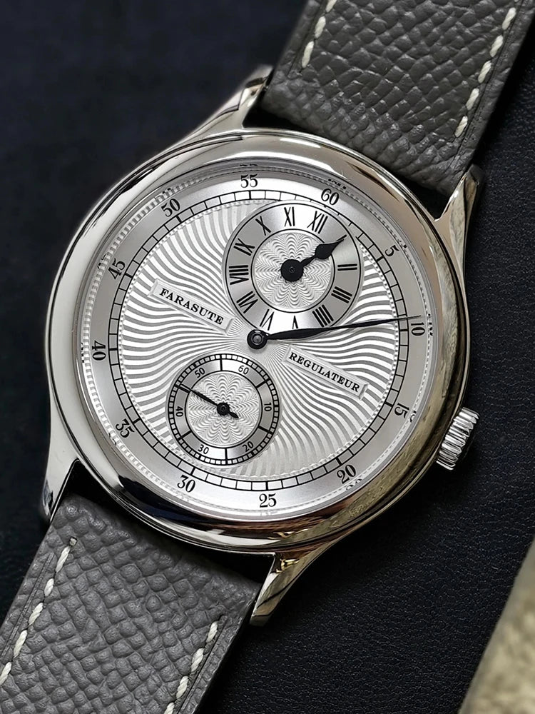FARASUTE Manual Mechanical Men's Watch Seagull Movement Sapphire Crystal Business Waterproof Regulateur Men's Watch