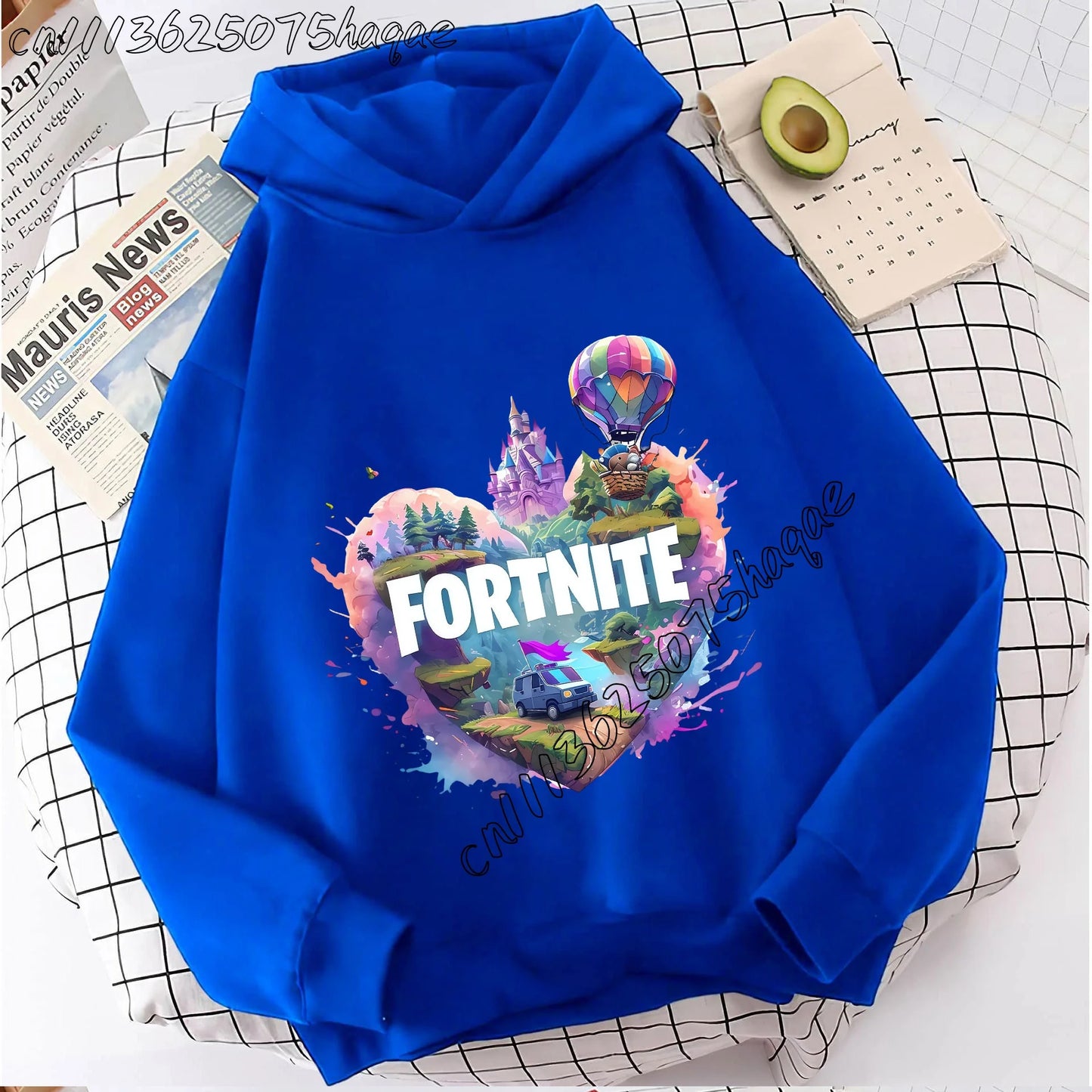 Fortnites Kids  Hooded Coats Anime Fortress Night Sweatshirts Game Spring Autumn Hoodies Sportwear Children Clothes Gift