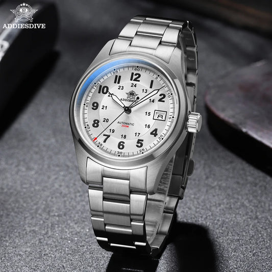 ADDIESDIVE Luxurious Men's Automatic Watch NH35A Mechanical Watch Sapphire Glass 200m Waterproof Analog Luminous Watches AD2048