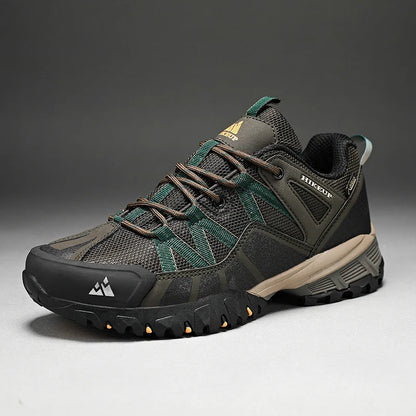 HIKEUP Sneakers traspiranti, ammortizzate e antiscivolo - Scarpe da trekking da uomo - Scarpe da corsa e trekking - Scarpe da montagna per attività all'aperto da uomo