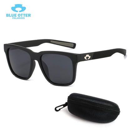 BLUE OTTER Polarized Sports Sunglasses UV400 for Cycling Fishing Running Driving Men Women Outdoor Eyewear with Box BT03