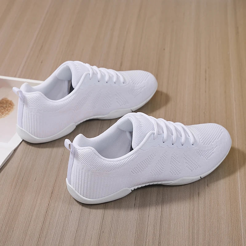 Marwoo Sneakers bianche da cheerleading per ragazze - Scarpe sportive leggere da allenamento, camminata e tennis per bambine e donne - 2316