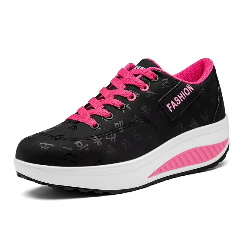 Adidași pentru femei, pantofi vulcanizați la modă pentru femei, pantofi fără toc pentru femei, pantofi de mers pe jos cu platformă, mărimi mari, Zapatillas Mujer
