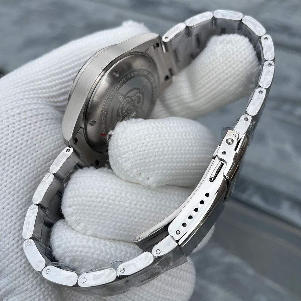 STEELFLIER Official SF792 GMT Mechanische Armbanduhr NH34 Uhrwerk Super BGW9 C3 Leuchtmasse 200M wasserdichte Luxus-Taucheruhr für Herren