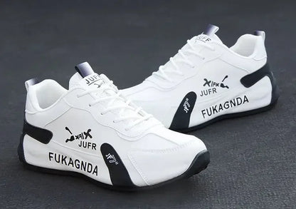 Sneakers da uomo in pelle PU impermeabili, scarpe sportive casual, scarpe da tennis leggere, traspiranti, piatte e antiscivolo, Zapatillas Hombre