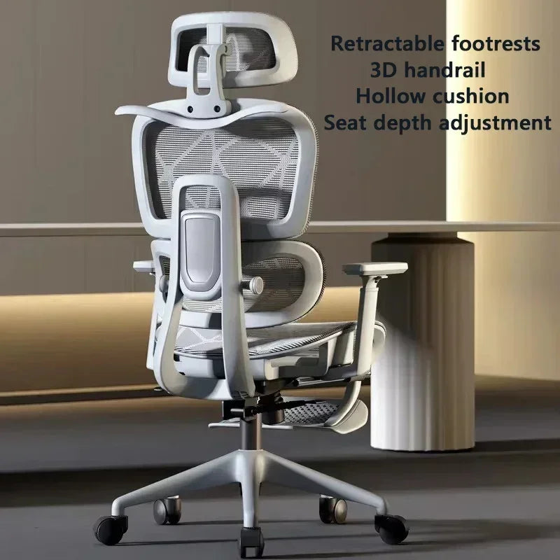 OEING High Back Ergonomic Office Chair with 3D Headrest, Adjustable Lumbar Support, 3D Armrests, Reclining Computer Gaming Chair