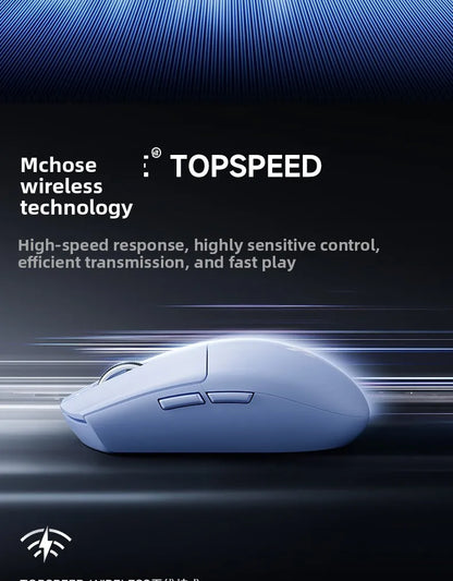 Ratón inalámbrico MCHOSE G3 V2 PRO Bluetooth trimodo ergonómico y ligero para portátil, oficina, gaming y accesorios de ordenador