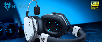 NUBWO HG03 casque filaire Gamer virtuel 7.1 son Surround USB casque de jeu avec micro casque antibruit Port Audio USB
