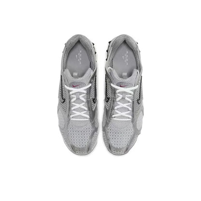Nike Air Zoom Spiridon Cage 2 Scarpe casual unisex basse Abbigliamento sportivo Grigio e rosso Resistenti all'usura Calzature lifestyle CJ1288-600