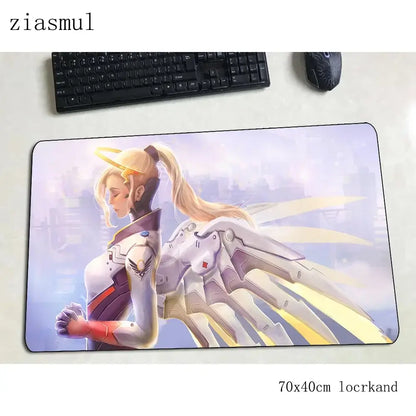 overwatch mouse pad Gorgeous Computer mat 70x40cm gaming mousepad large xl padmouse keyboard games pc gamer desk