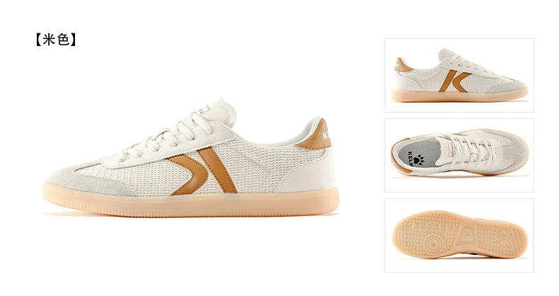 Kelme férfi német edzőcipő, hálós, lélegző, T-head cipő; női alkalmi, sokoldalú, alacsony szárú deszkás cipő