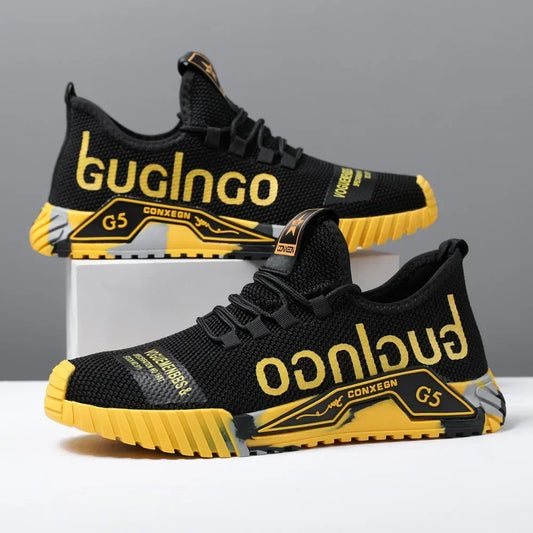 Running Sport Fashion High Top Sneakers Zapatillas De Deporte 2024 Men Casual Mesh Shoes Light Soft Breathable Vulcanized Shoes