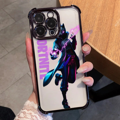 Custodia per telefono Anime Fortnite Game Plating per Xiaomi Redmi A7 15 A3 15C 14C K50 A1 Note 15 14 13 12 12s Pro Plus 4G 5G anti-caduta