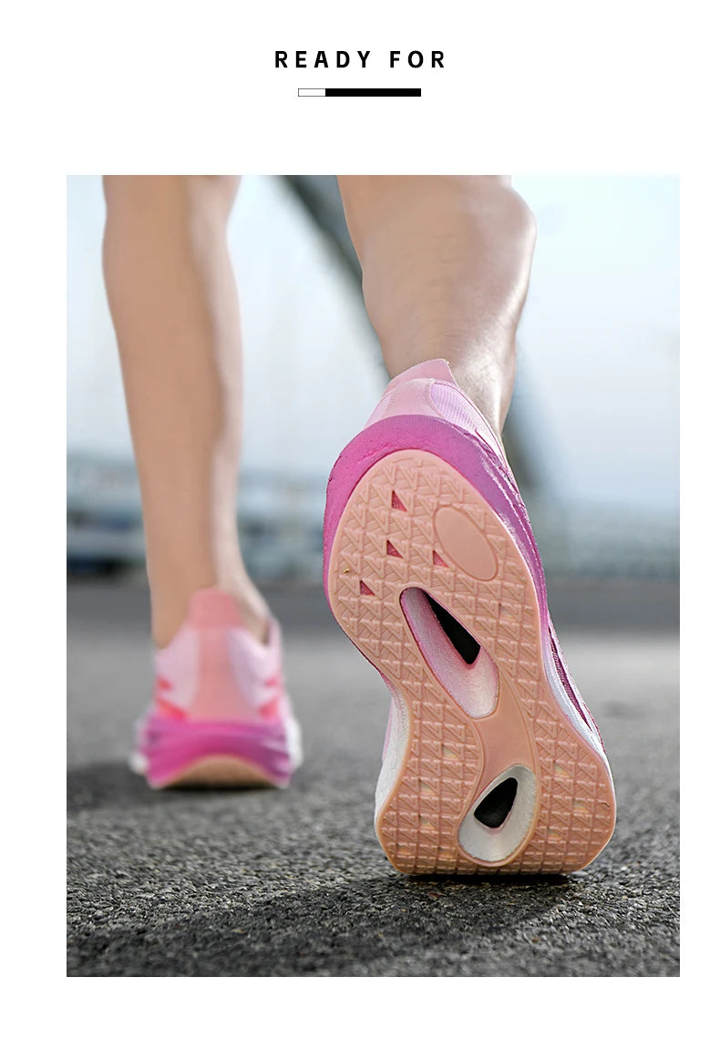 Pantofi de alergare Carbon Board Marathon pentru bărbați, sportivi, respirabili, ușori, pentru femei, confortabili, atletici, antiderapanti, casual