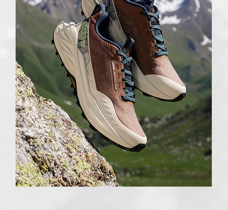 361 Degrees Yushan 3.0 Men Running Shoes Hiking Cushioning Flexible Breathable Non-slip Outdoor Jogging Male Sneakers 672532214