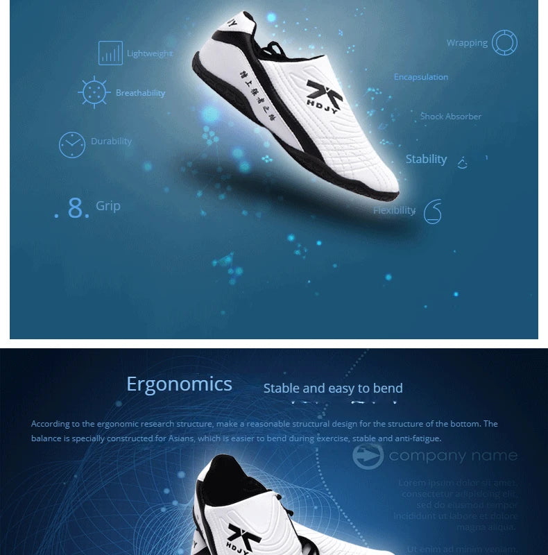 Firmway Professional Taekwondo čevlji za unisex z mehko podplatjo za otroke, kung fu, udobni čevlji za moške in ženske, tai chi in karate, beli športni čevlji