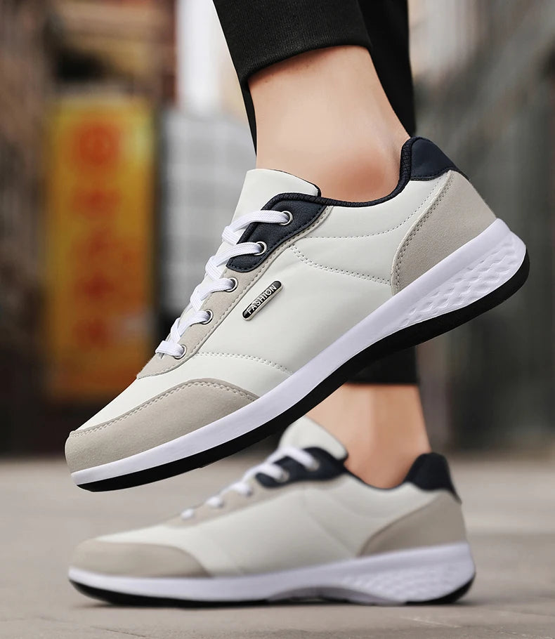 Pantofi din piele pentru bărbați Balan – Adidași la modă, pantofi sport, adidași respirabili pentru bărbați, încălțăminte antiderapantă, pantofi de vacanță pentru bărbați