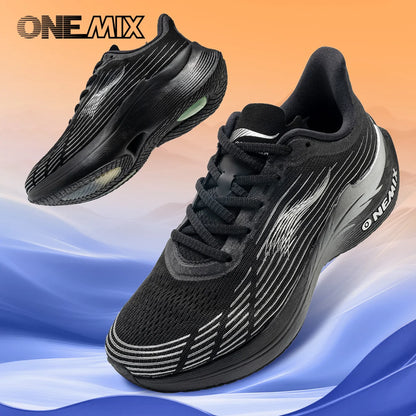 Onemix nove moške maratonske tekaške copate za ženske, zračne, lahke superge, športni copati z vezalkami, udobni, lahki in mehki