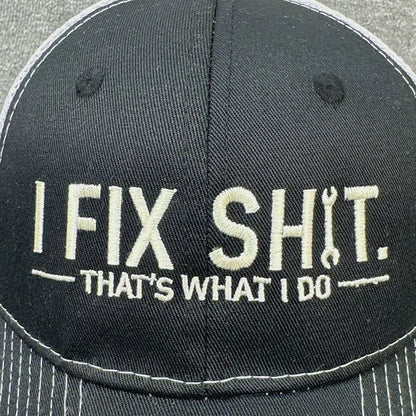 Unisex Embroidery I Fix Shit That's What I Do Mechanic Baseball Cap Repairman Dad Hat Outdoor Activity And Daily Fashion Wear
