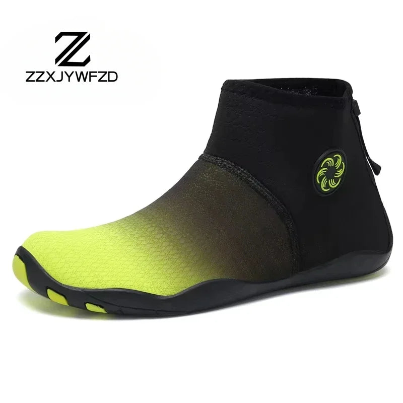 Outdoor Sport Hiking Wading Sneakers Unisex Swimming Water Shoes High Top Barefoot Beach Aqua Shoes Fitness Diving Surf Sandals
