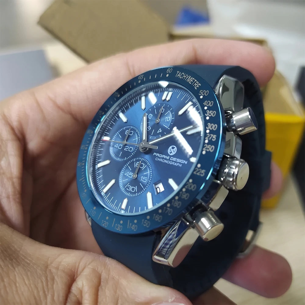 PAGANI DESIGN 45MM 2026 Men Quartz Watches 30M Waterproof Luxury Business Stainless Steel Relogio Masculino 5140