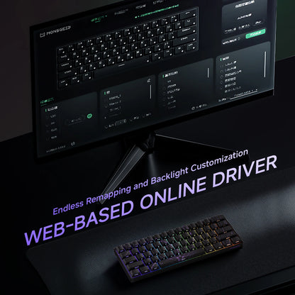 Akko MonsGeek FUN60 PRO&MAX HE Machanical Keyboard Magnetic Switch 60%  Gaming Keyboard Rapid Trigger 8K Custom Keyboard