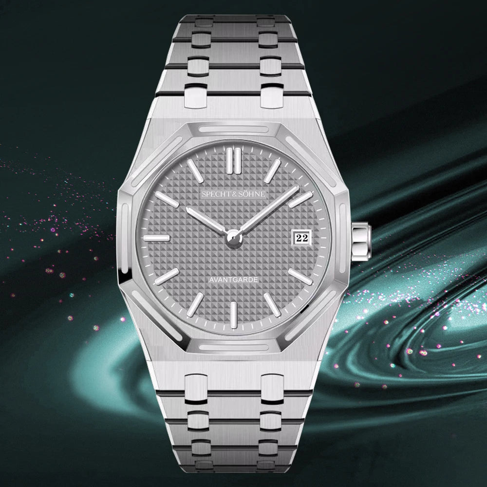 2026 New Specht & Söhne 38mm Quartz Wristwatch For Men Luminous Sapphire Crystal Ultrathin Stainless Steel Watch 50M Waterproof