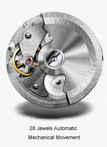 Luxury Brand Switzerland LOBINNI Perpetual Calendar Automatic Mechanical Men's Watches Sapphire Multi-function Clock L13019-8