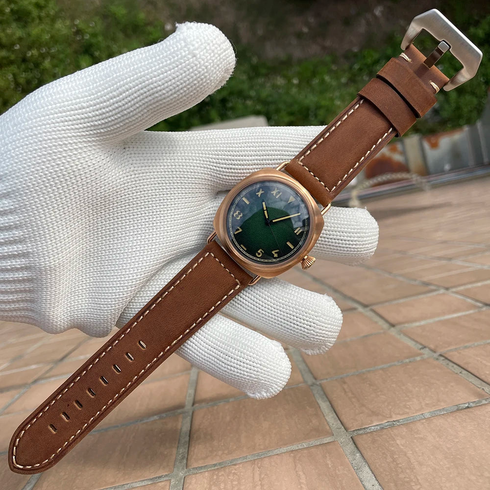 STEELFLIER Official SF760S Luxury Bronze Mechanical Watch NH35 Movement Sapphire Crystal Swiss Luminous 20Bar Waterproof Wristwatch