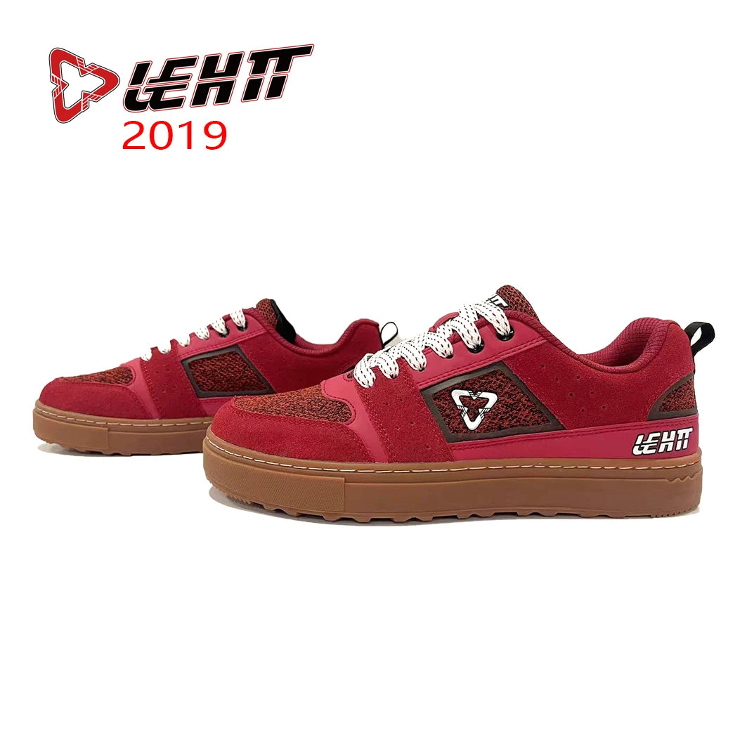 LEHTF 3D kolesarske čevlje za spust in gorsko kolesarjenje, moški čevlji za skateboarding in trening, odporni na obrabo, kolesarske čevlje z odklopnim sistemom