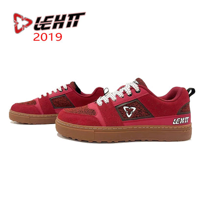 LEHTF 3D kolesarske čevlje za spust in gorsko kolesarjenje, moški čevlji za skateboarding in trening, odporni na obrabo, kolesarske čevlje z odklopnim sistemom