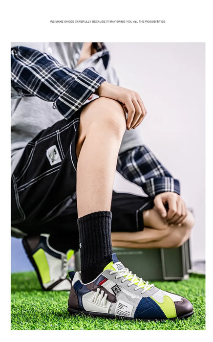 High-Quality Shoes for Men Summer New Mesh Breathable Youth Leisure Running Sneakers Walking Men Shoes Light Sneakers Zapatillas