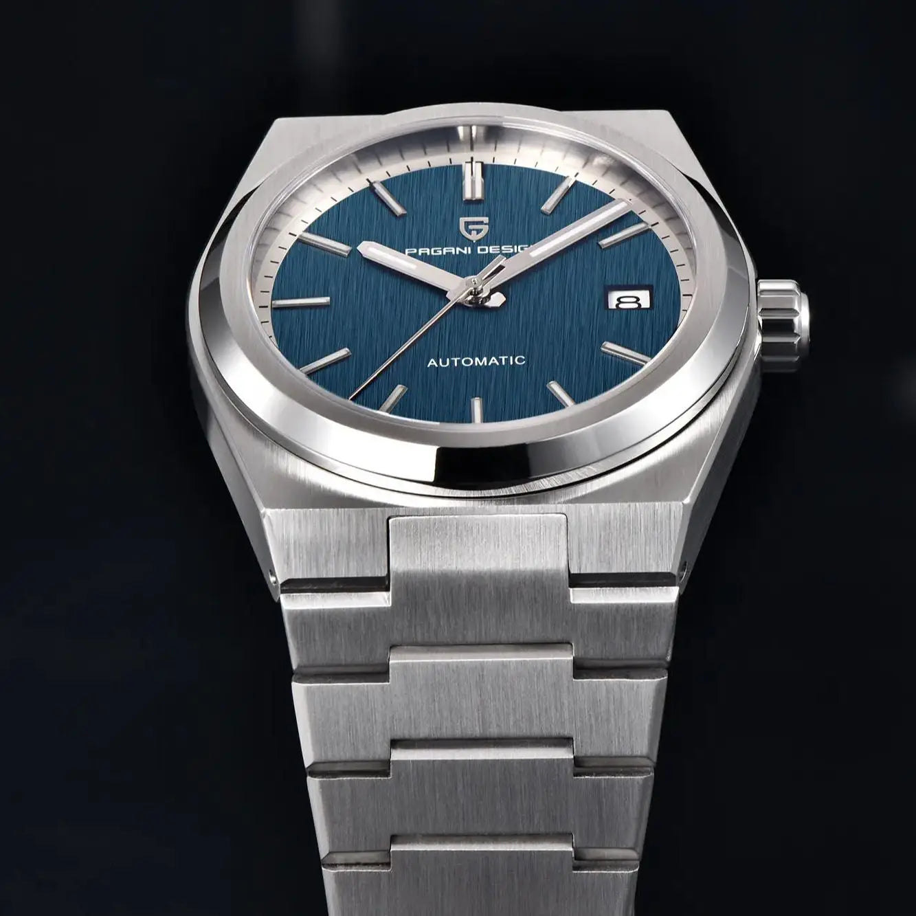 Pagani Design Men's Fashion Automatic Mechanical Watch Miyota8215 Luxury Sapphire AR Coated Stainless Steel Waterproof