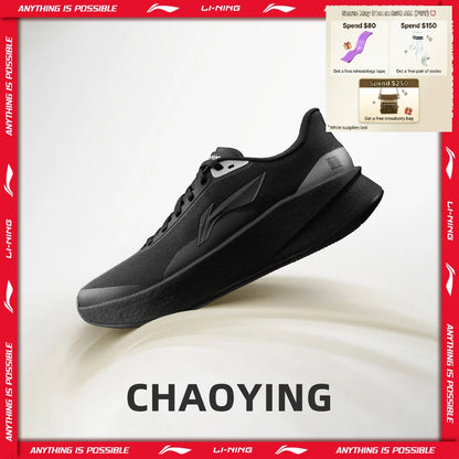 Li-Ning moški tekaški copati CHAOYING Cushion BOOM – lahki, prožni, TEMPO BOUNSE, mehki, udobni športni copati LiNing ARBW007