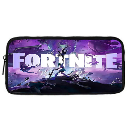 Hot Game Child Backpacks Lunch Bag Pencil Case Pupil Large Capacity School Bags Design-F-FortniteS For Boy Girl Best Gift