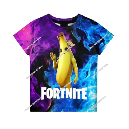 New Fortnite 3D Digital Printed Top Children's Hooded Fashion Trendy Casual Pullover Sweatshirt Birthday Gift
