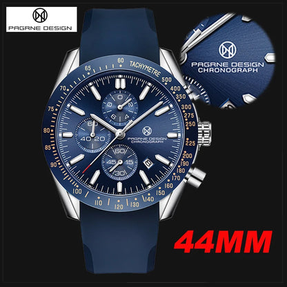 PAGANI DESIGN 45MM 2026 Men Quartz Watches 30M Waterproof Luxury Business Stainless Steel Relogio Masculino 5140