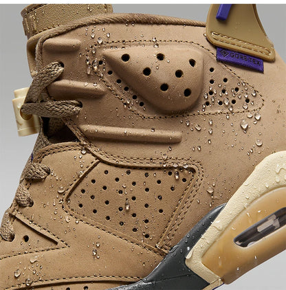 Nike genuine Air Jordan 6 Women's Retro High-Top Basketball Shoes FD1643-300