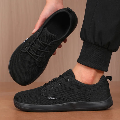 Pantofi fără toc pentru femei, din plasă moale, potriviți pentru călătorii, cu talpă lată, ușori, cu susținere, pantofi sport pentru fitness și timp liber pentru bărbați